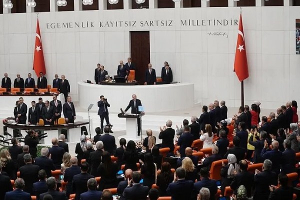 Cumhurbaşkanı Erdoğan TBMM Yasama Yılı Açılış Toplantısı'nda konuştu! 'Biz Filistin davasına ömrümüzü adadık'